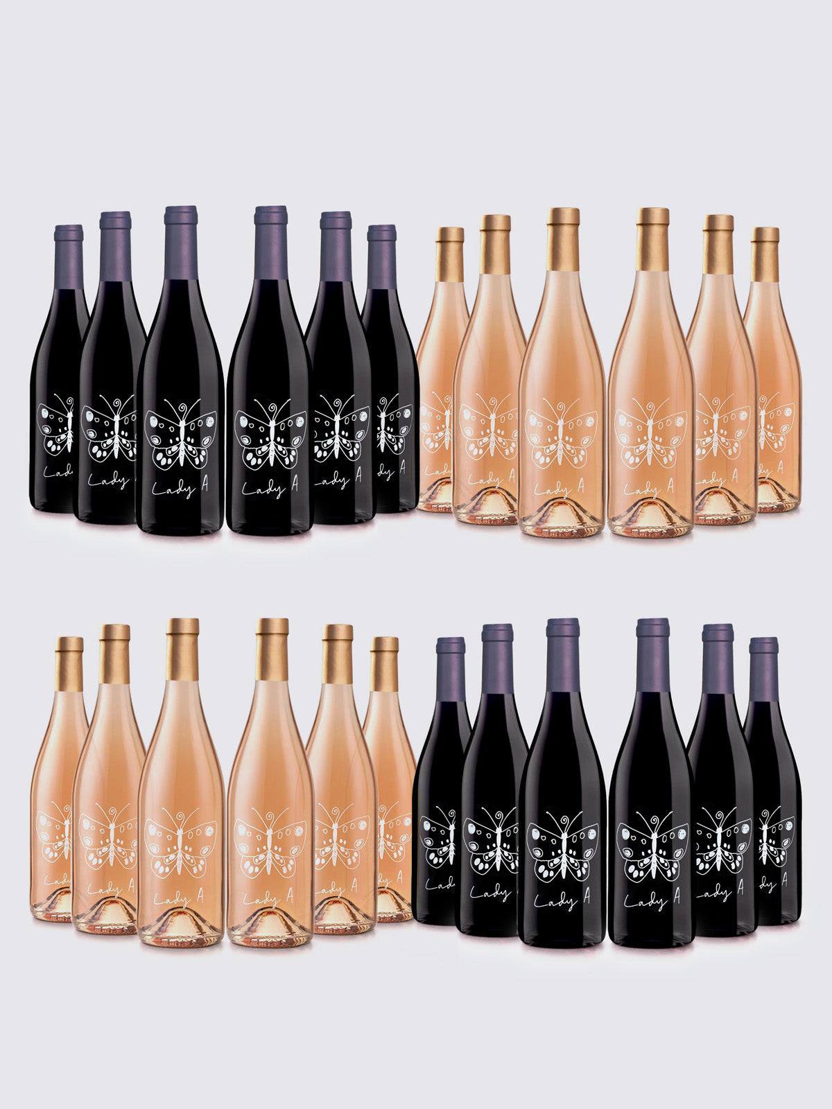 Lady A House Party Collection - Red & Rosé